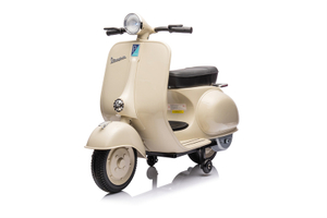 Giro in moto elettrica per bambini VESPA con licenza 12V