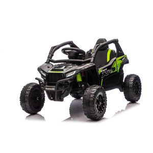 원격 제어 기능이 있는 12V Kawasaki KRX 1000 어린이 전기 탑승형 자동차 | LED 조명 및 음악