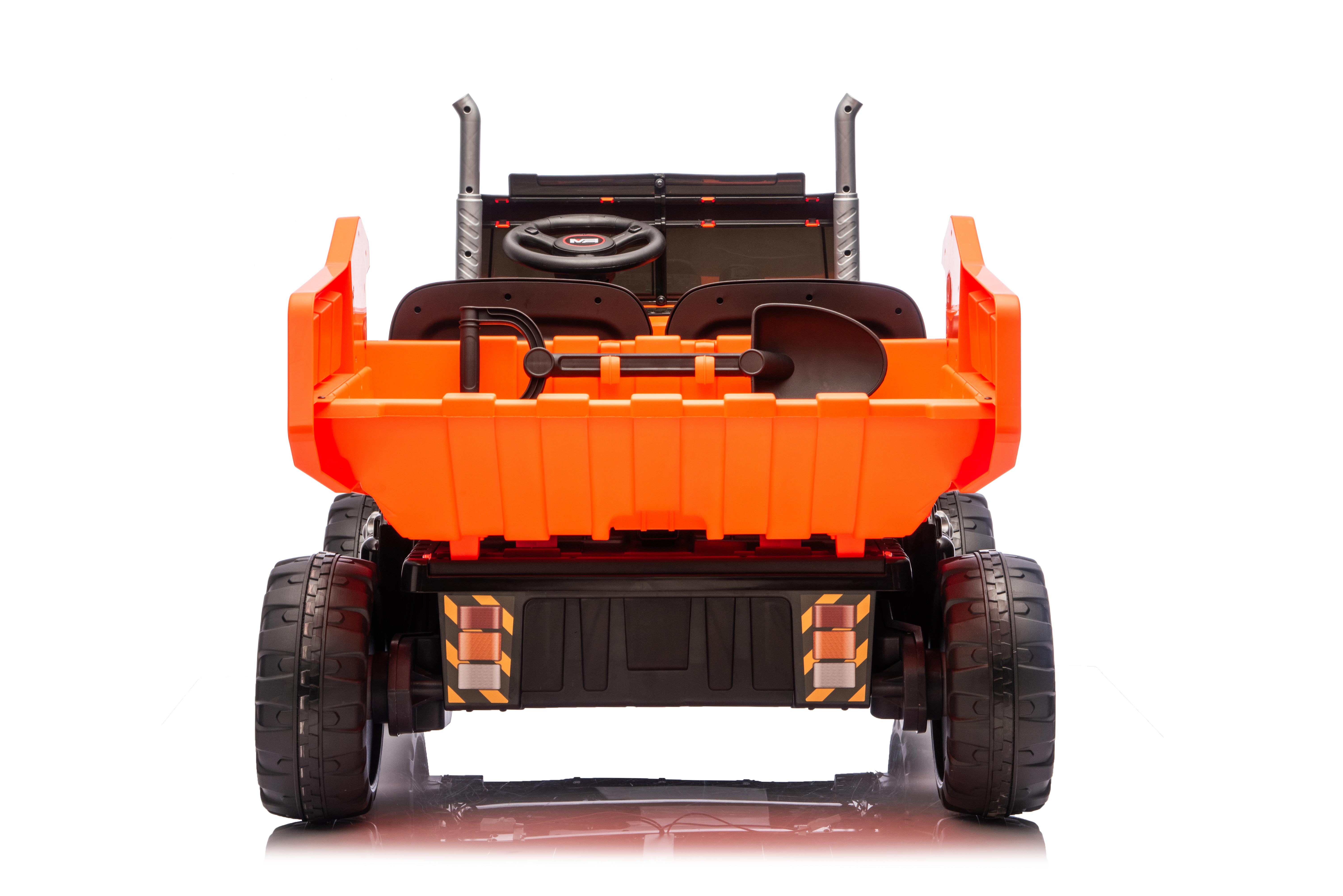 Escavatore elettrico da 12 V a batteria per bambini che cavalcano un'auto giocattolo per giocare all'aperto